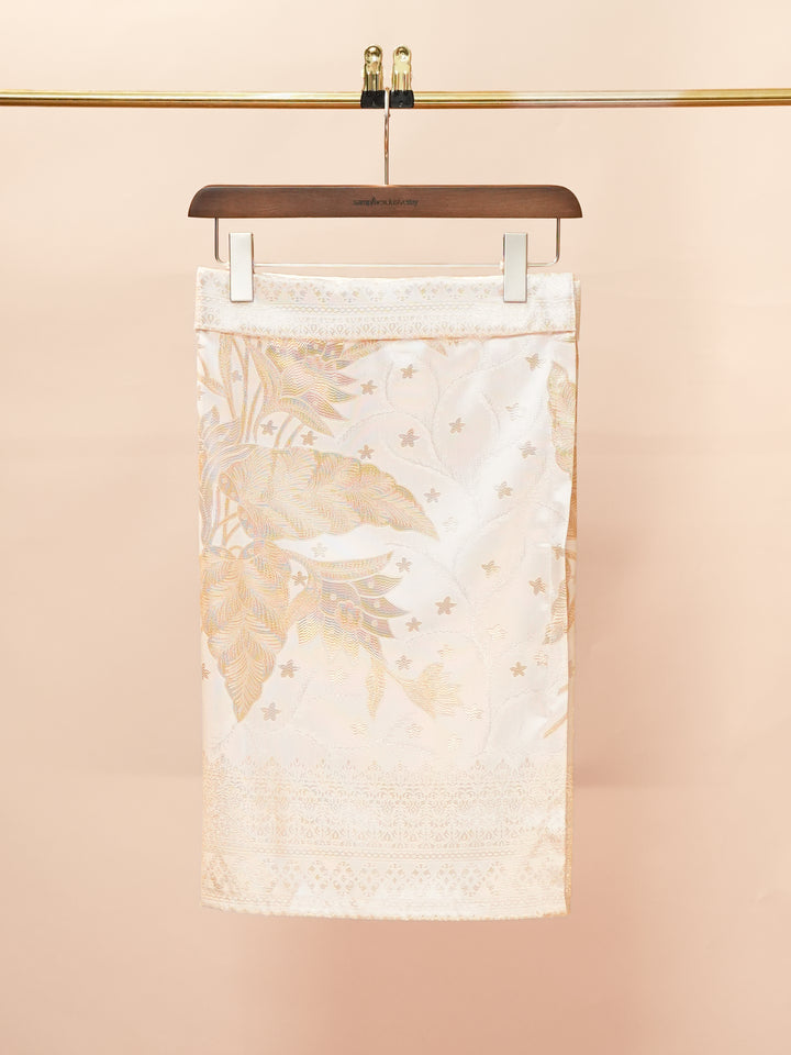 Bunga Seri Instant Sampin Adult - Offwhite & Gold