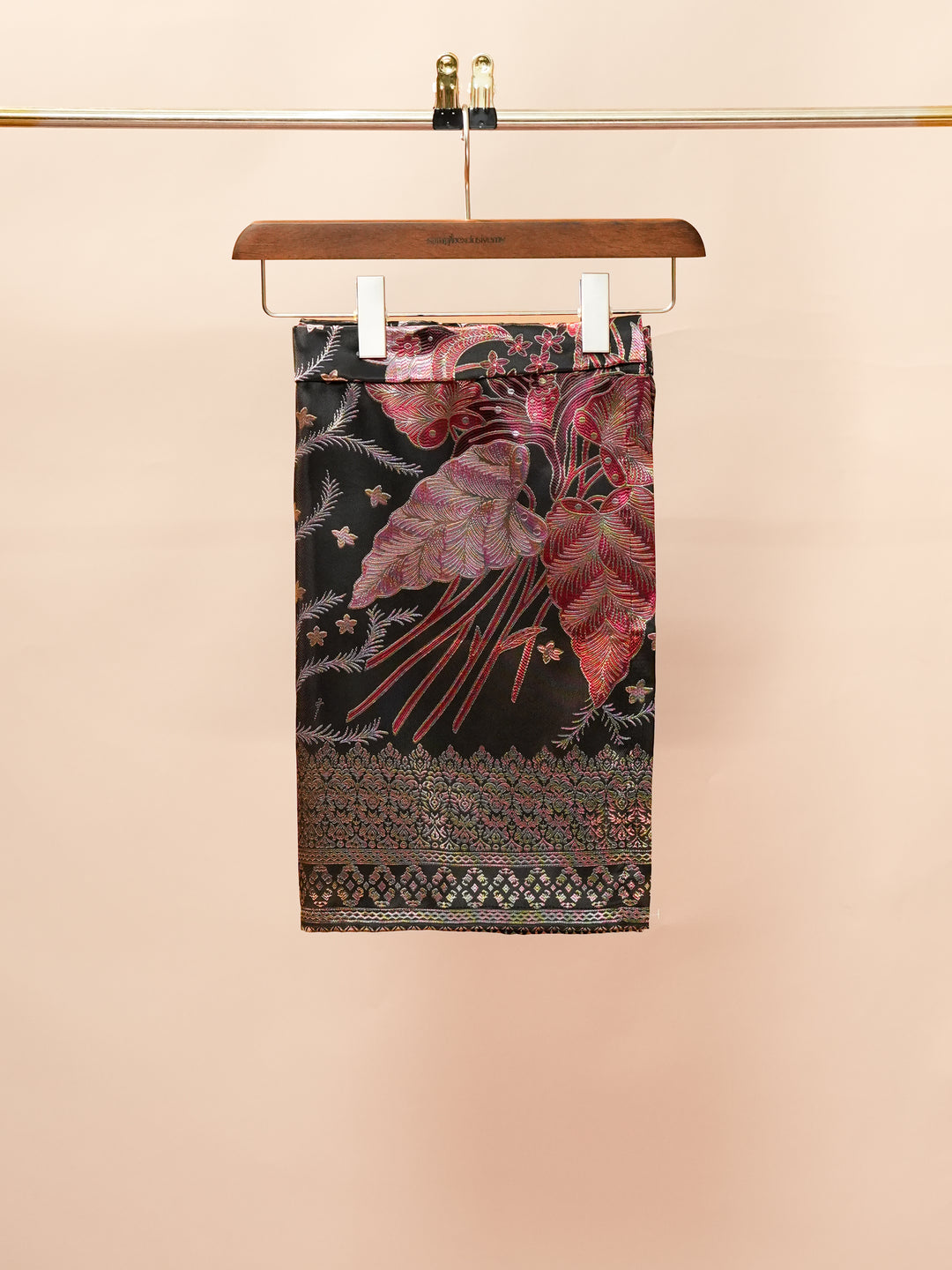 Bunga Seri Instant Sampin Kid - Maroon & Gold