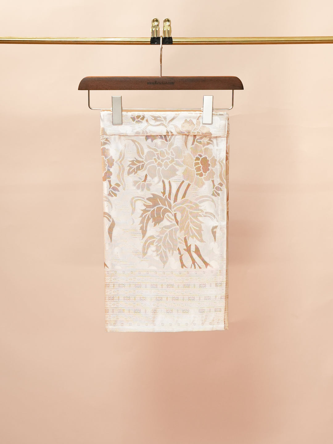 Bunga Raya Instant Sampin Kid - Offwhite & Gold