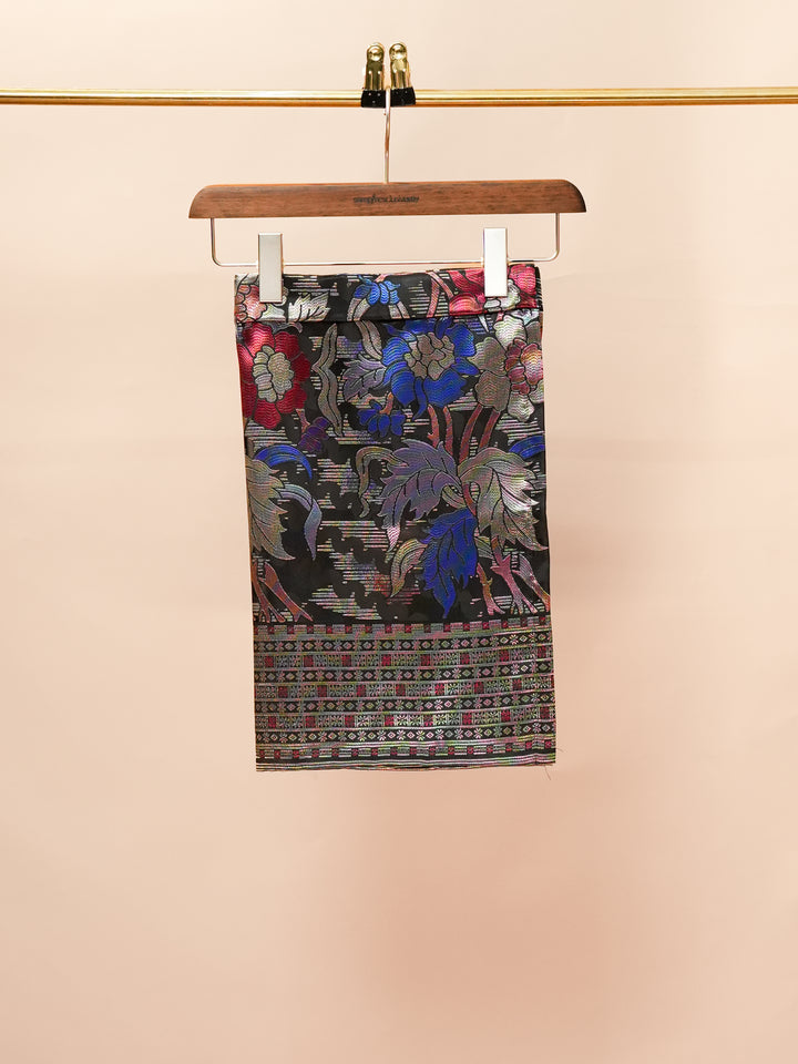 Bunga Raya Instant Sampin Kid - Navy Blue & Maroon