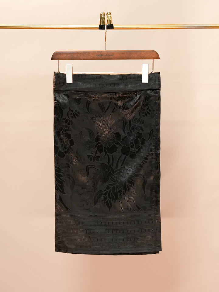 Bunga Raya Instant Sampin Adult - Black & Black