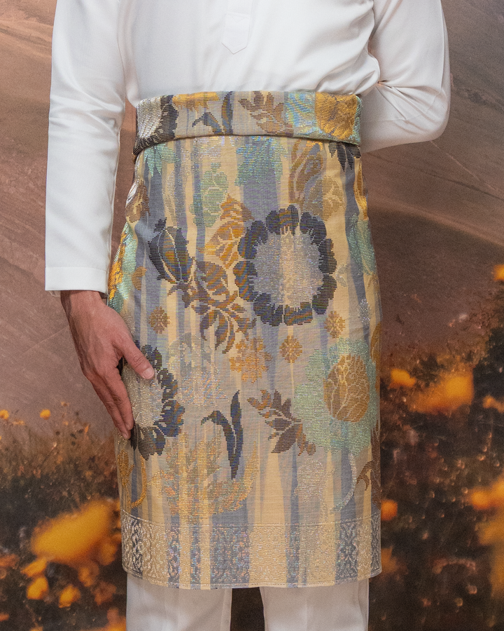 Davinci 328 - Yellow Silver & Mix colour (2.5m)