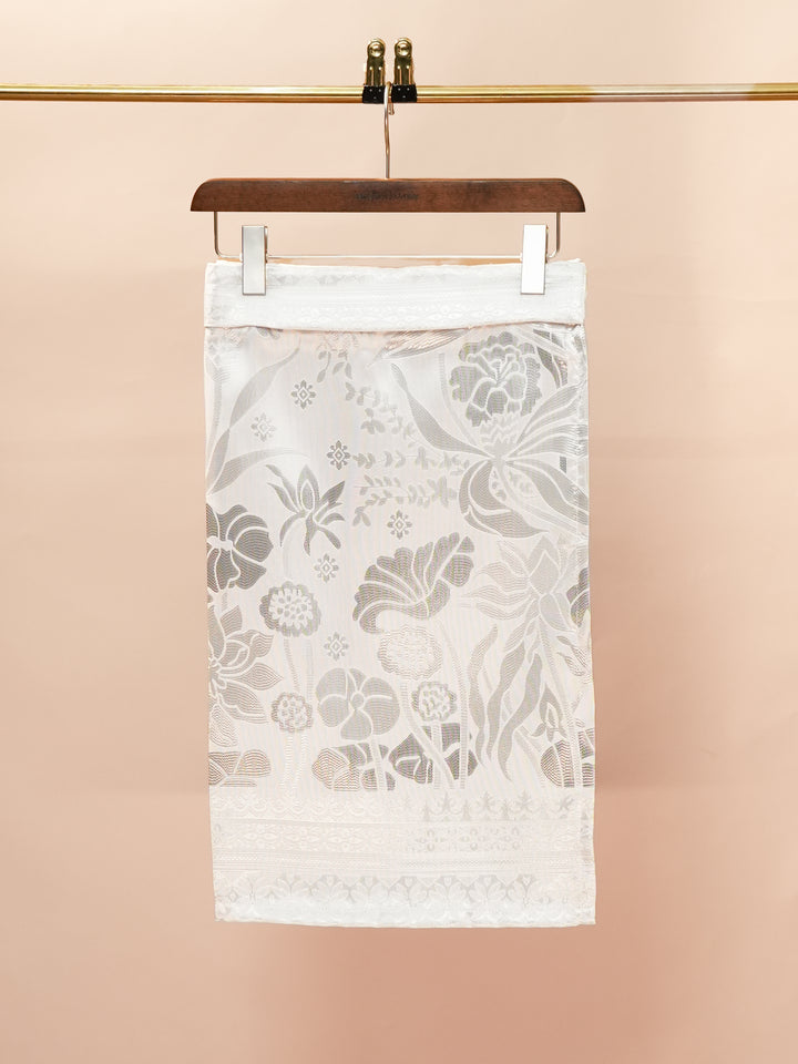 Rimba Hijau Instant Sampin Adult - Offwhite & Silver