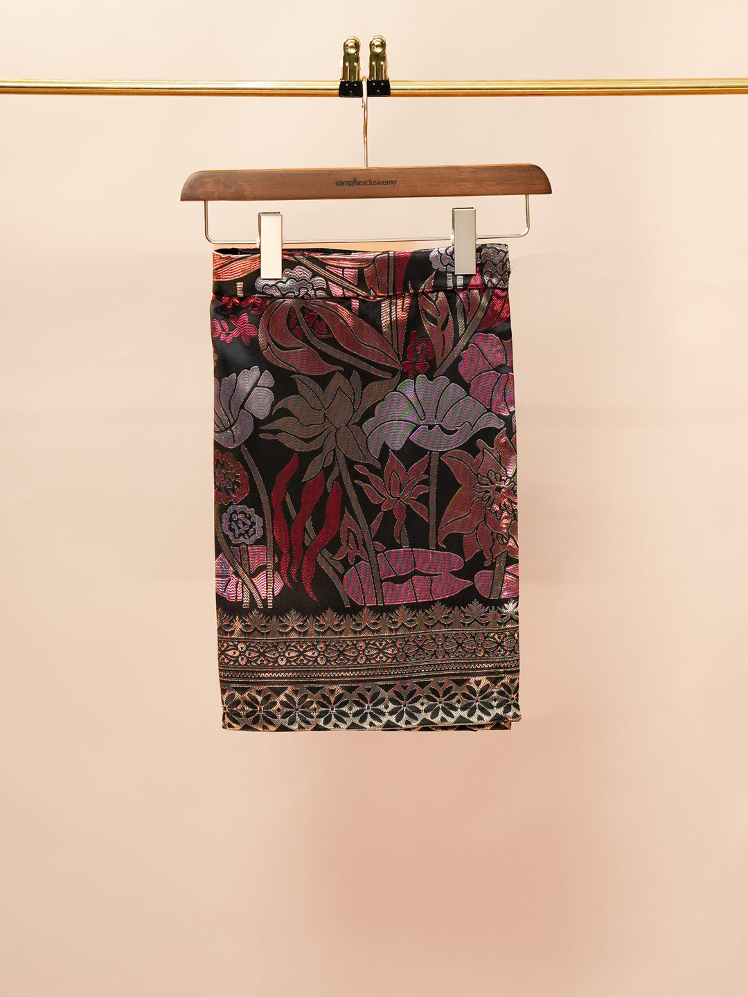 Rimba Hijau Instant Sampin Kid - Maroon & Gold