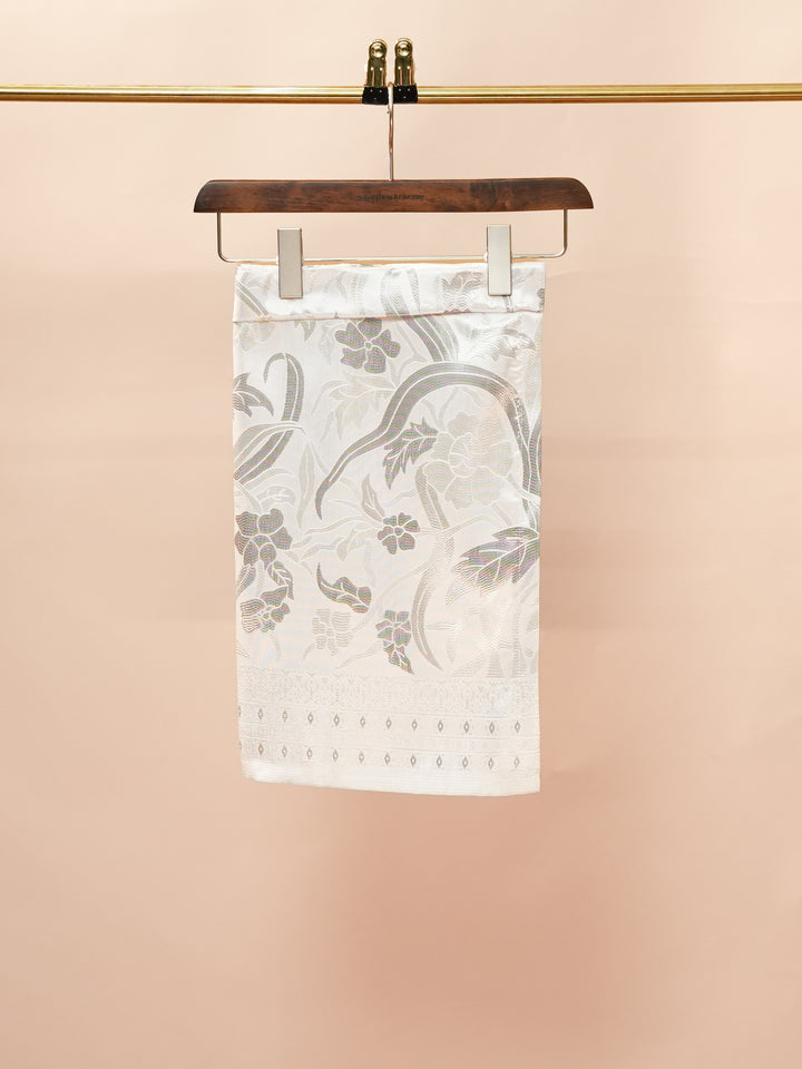 Anyaman Lestari Instant Sampin Kid - Offwhite & Silver
