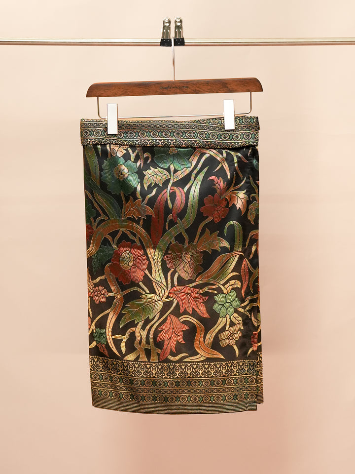 Anyaman Lestari Instant Sampin Adult - Green & Gold