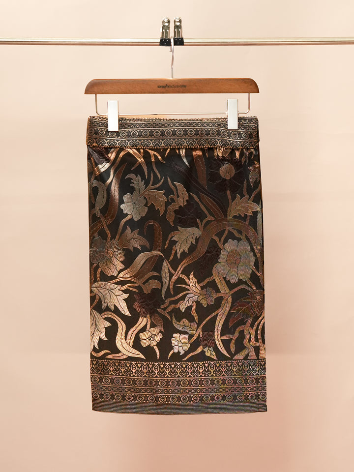 Anyaman Lestari Instant Sampin Adult - Black & Gold