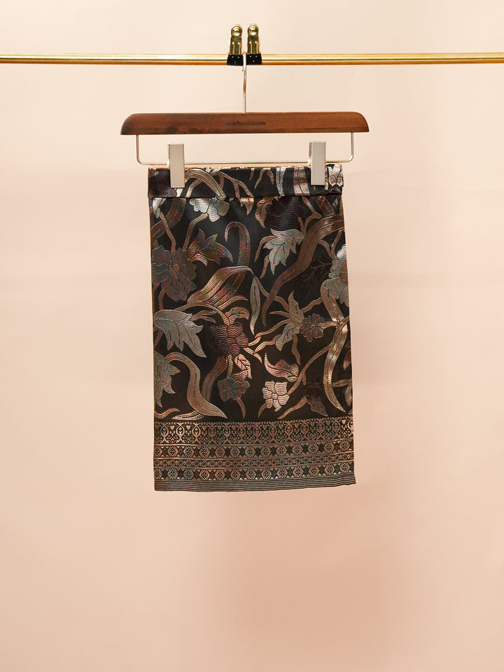 Anyaman Lestari Instant Sampin Kid - Black & Gold
