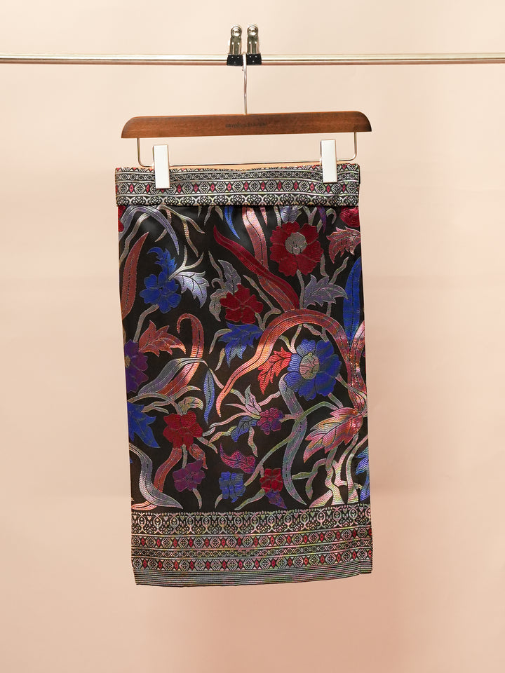 Anyaman Lestari Instant Sampin Adult - Navy Blue & Maroon