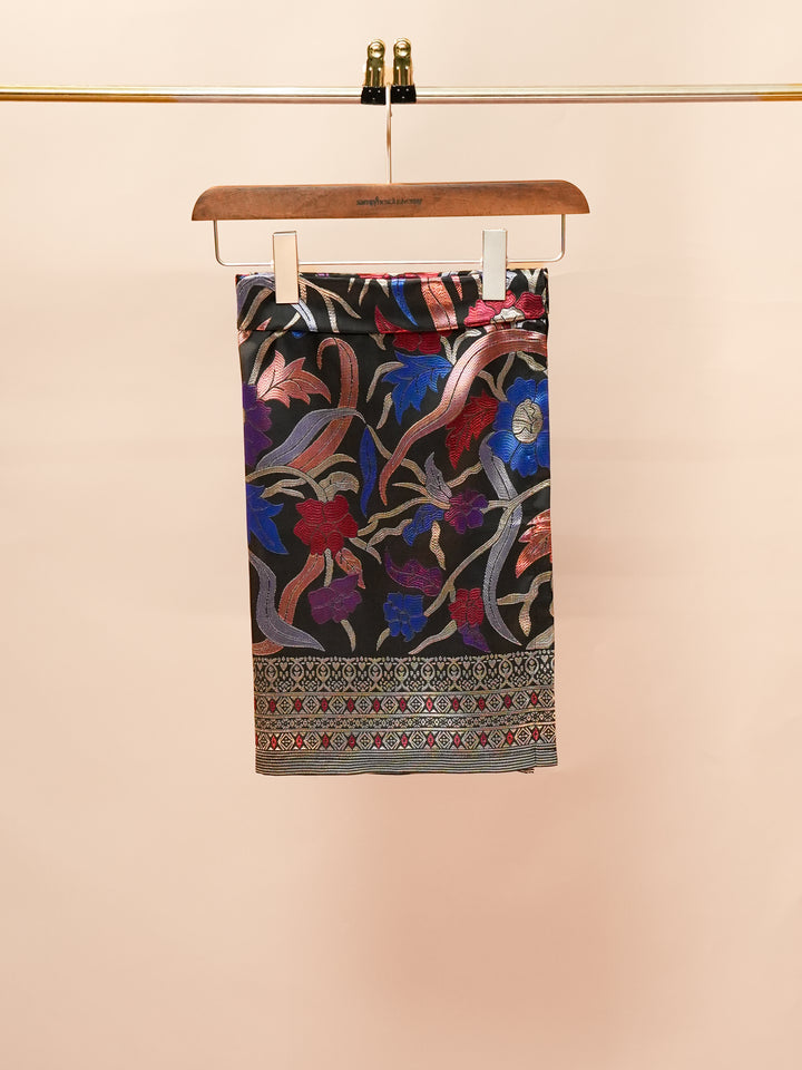 Anyaman Lestari Instant Sampin Kid - Navy Blue & Maroon