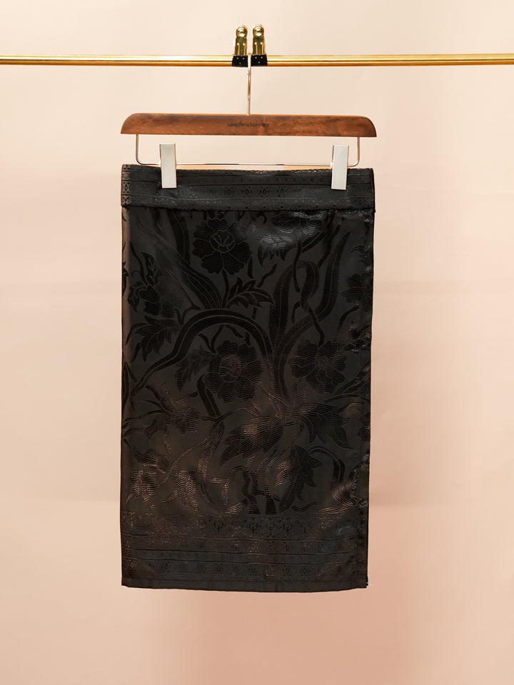 Anyaman Lestari Instant Sampin Adult - Black & Black