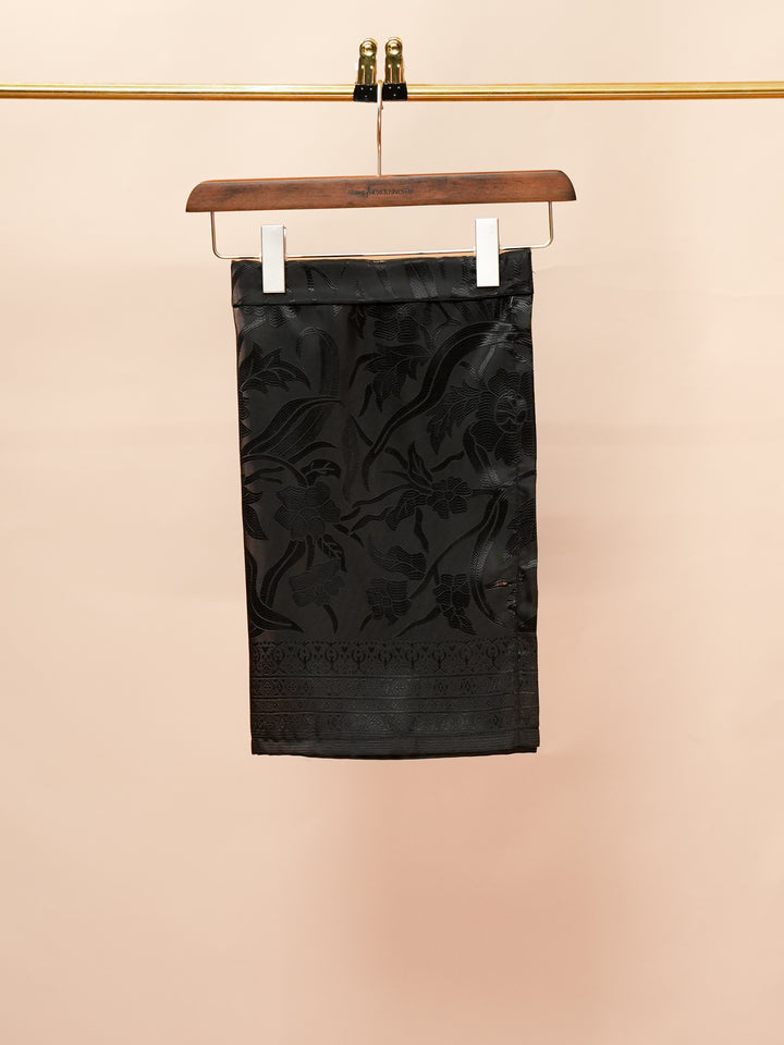Anyaman Lestari Instant Sampin Kid - Black & Black