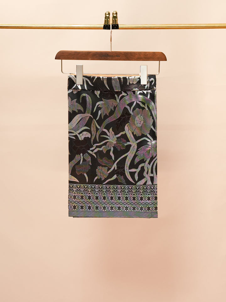 Anyaman Lestari Instant Sampin Kid - Black & Silver