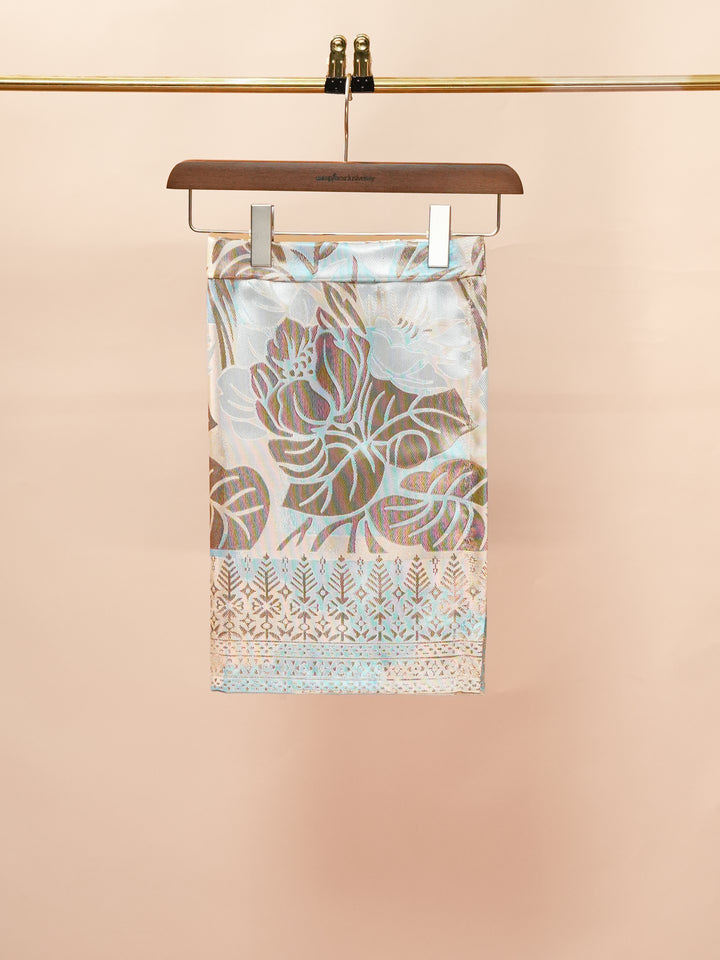 Leka Pantai Instant Sampin Kid - Soft Blue & Brown