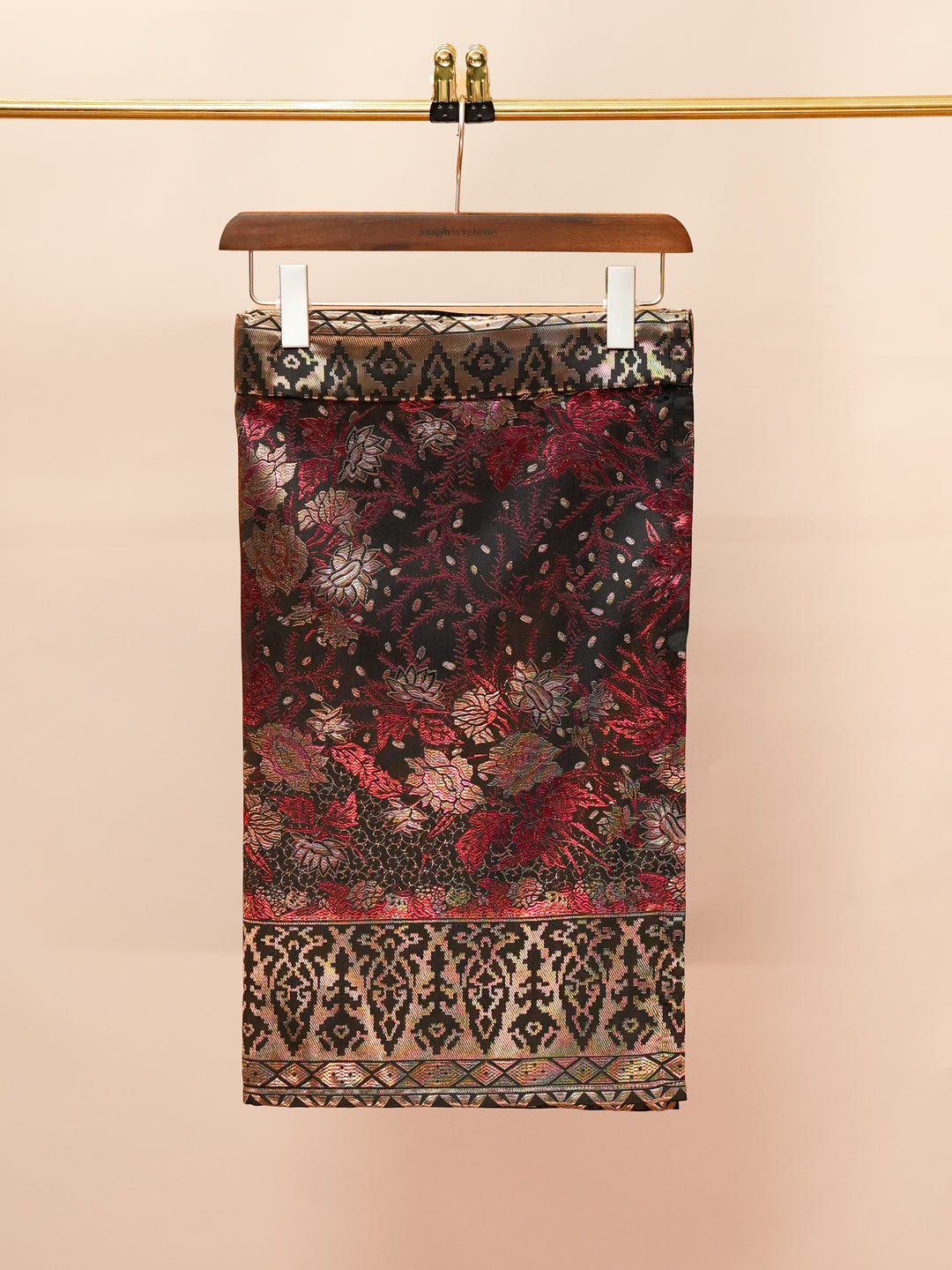 Seri Istana Instant Sampin Adult - Maroon & Gold