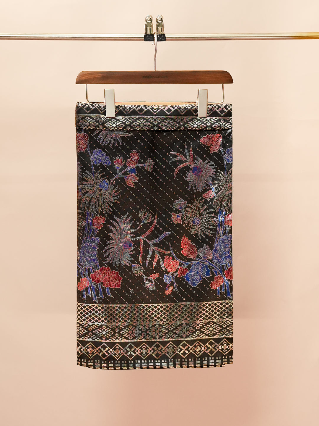 Purnama Instant Sampin Adult - Navy Blue & Maroon