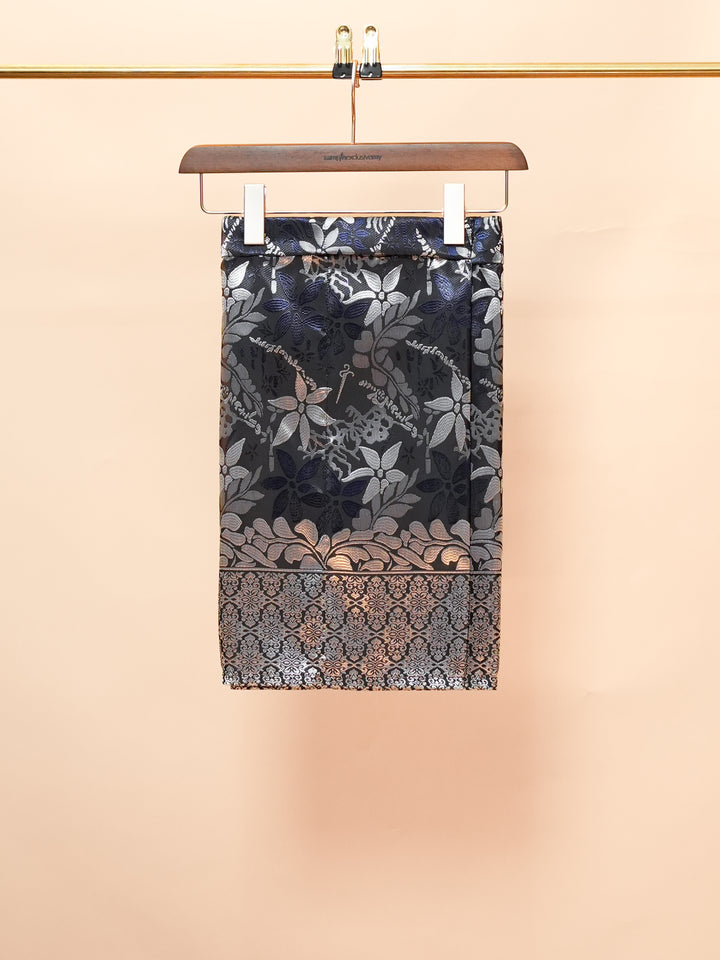 Rebung Instant Sampin Kid - Navy Blue & Silver