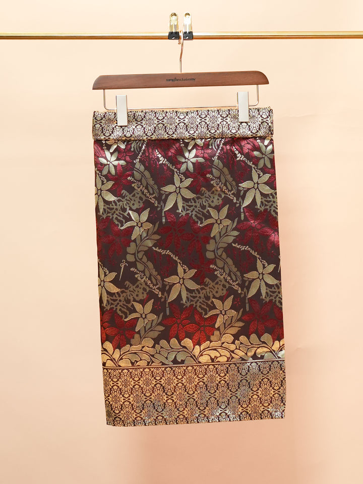 Rebung Instant Sampin Adult - Maroon & Gold