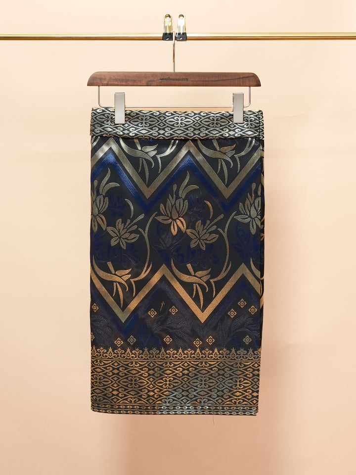 Kirana Instant Sampin Adult - Navy Blue & Gold