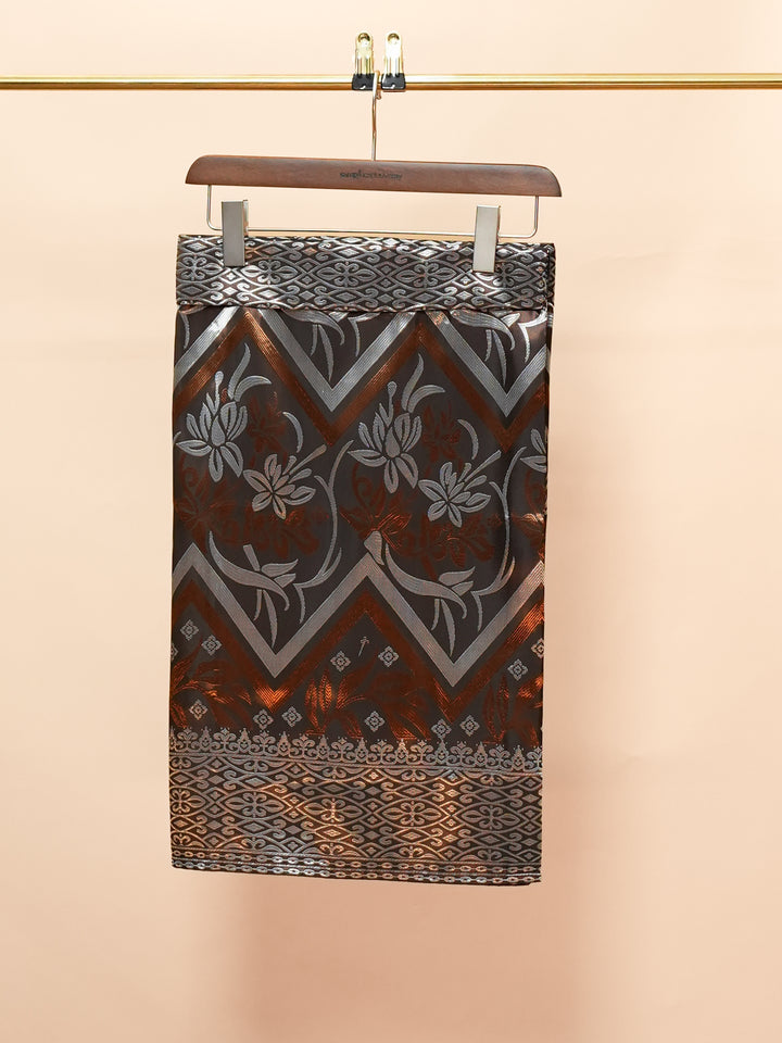 Kirana Instant Sampin Adult - Brown & Silver