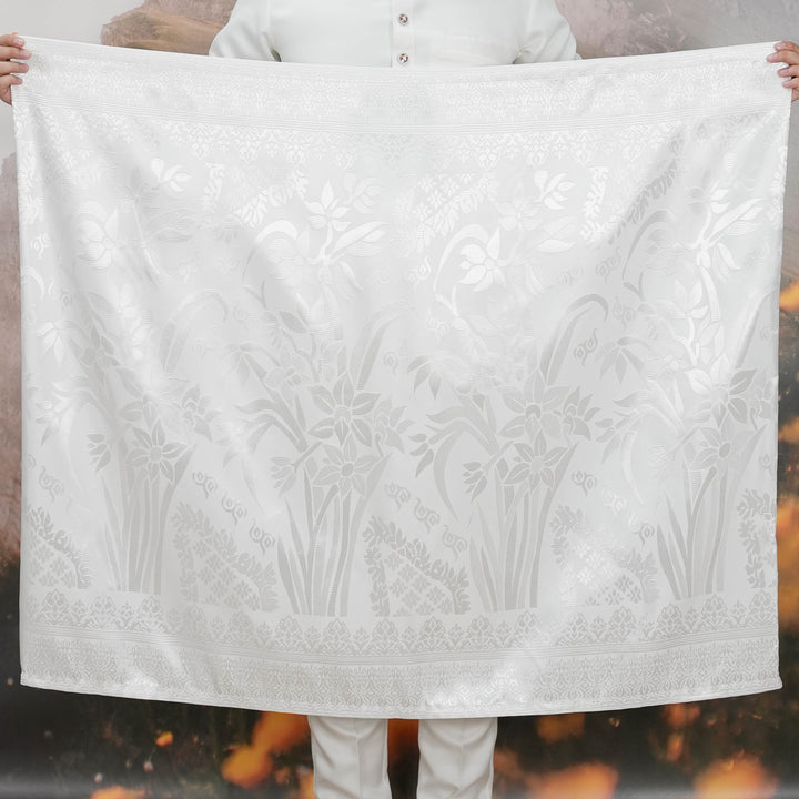 Nirmala Original Sampin Adult - Offwhite & Silver
