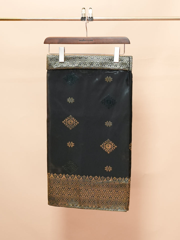 Langkasuka Instant Sampin Adult - Emerald Green & Gold