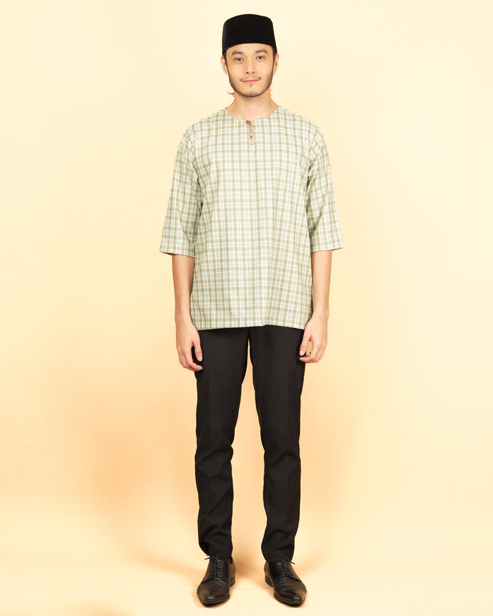 Kurta Patih Dam - Dusty Green