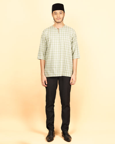 Kurta Patih Dam - Dusty Green