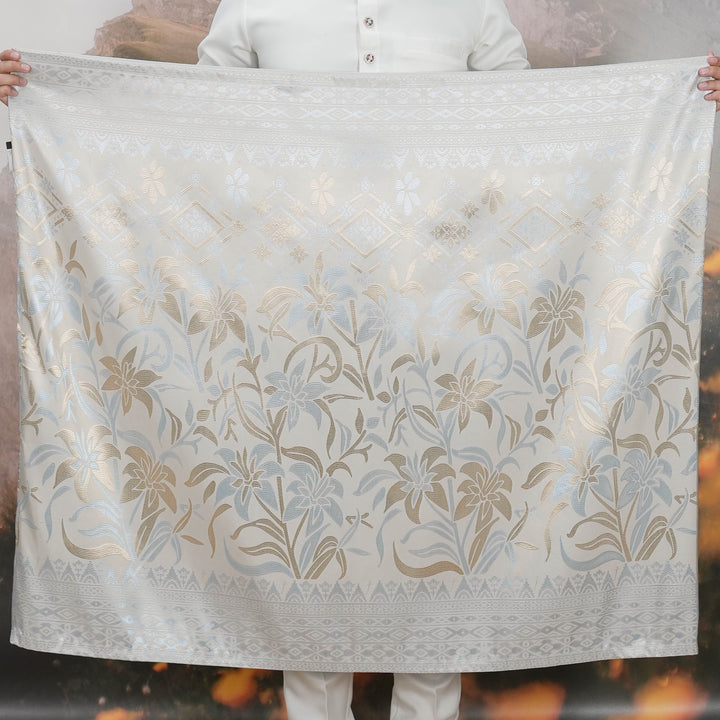 Cenderawasih Original Sampin Adult - Soft Gold & Blue