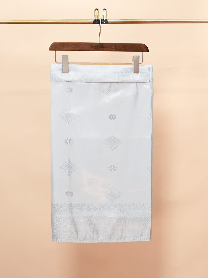 Langkasuka Instant Sampin Adult - Offwhite & Soft Blue