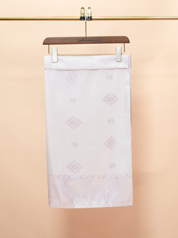 Langkasuka Instant Sampin Adult - Offwhite & Soft Purple
