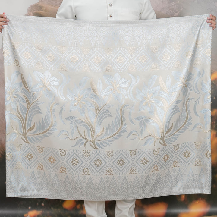 Teratai Original Sampin Adult - Soft Gold & Blue