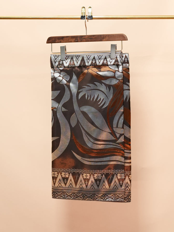 Tanjung Instant Sampin Adult - Brown & Silver