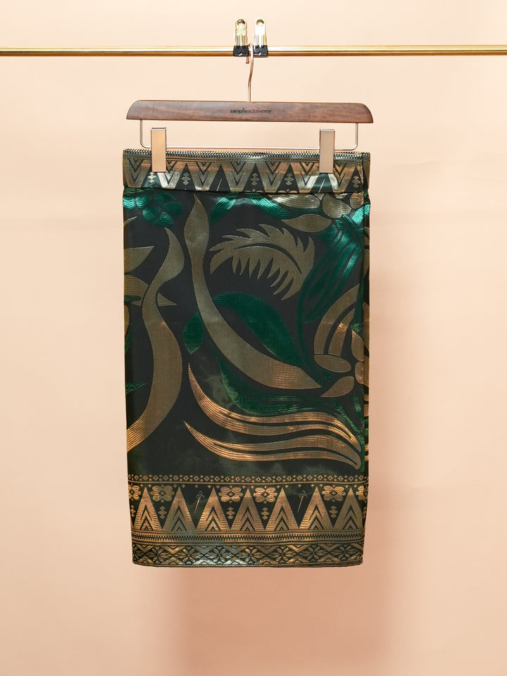 Tanjung Instant Sampin Adult - Emerald Green & Gold