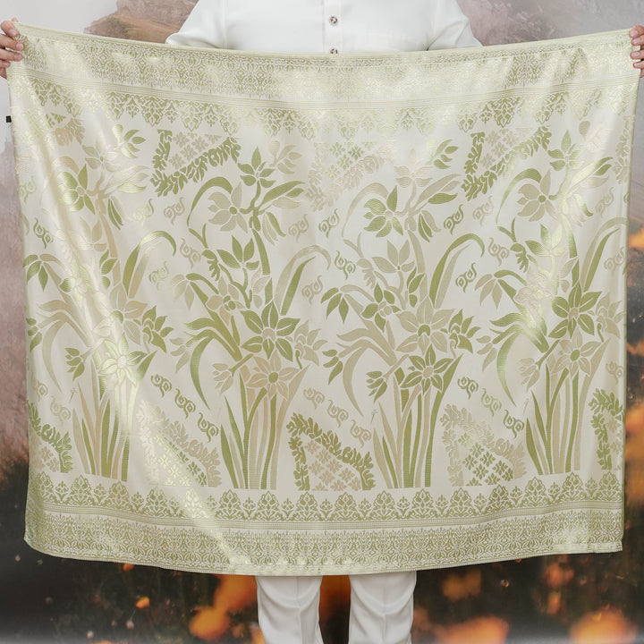 Nirmala Original Sampin Adult - Offwhite & Soft Green