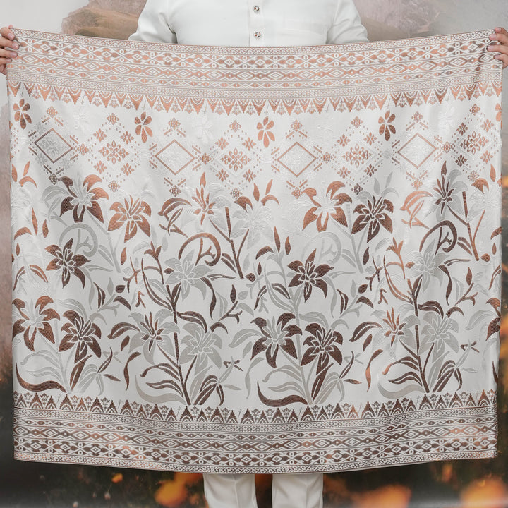 Cenderawasih Original Sampin Adult - Offwhite & Brown