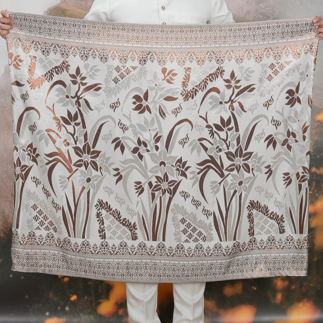 Nirmala Original Sampin Adult - Offwhite & Brown