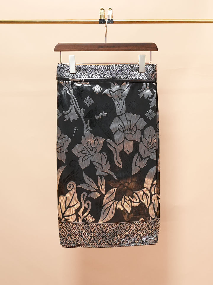 Mawar Instant Sampin Adult - Black & Silver