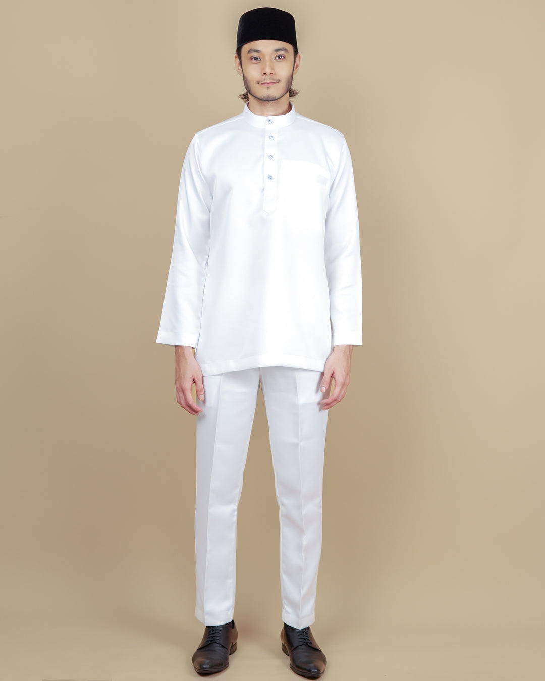 Baju Melayu Luxe - Offwhite