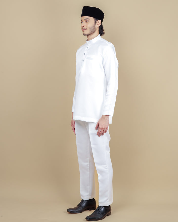 Baju Melayu Luxe - Offwhite