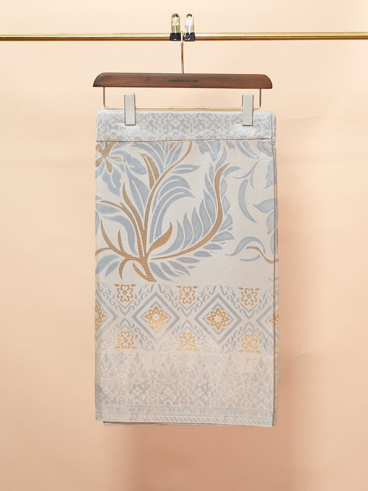 Teratai Instant Sampin Adult - Soft Gold & Blue