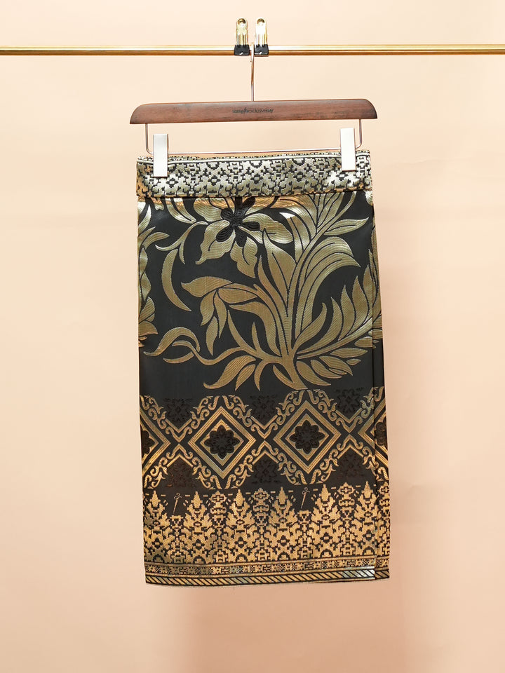 Teratai Instant Sampin Adult - Black & Gold