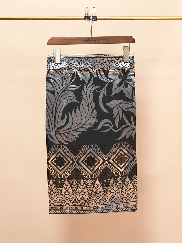 Teratai Instant Sampin Adult - Black & Silver