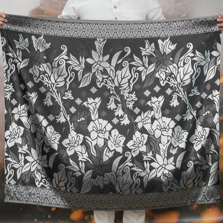 Mawar Original Sampin Adult - Black & Silver