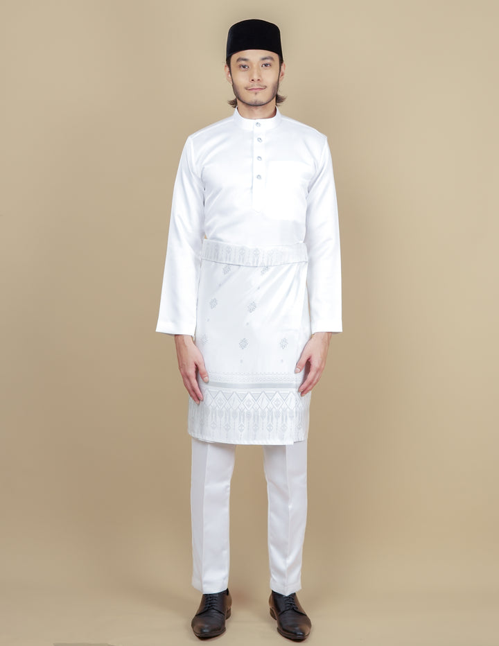 Baju Melayu Luxe - Offwhite