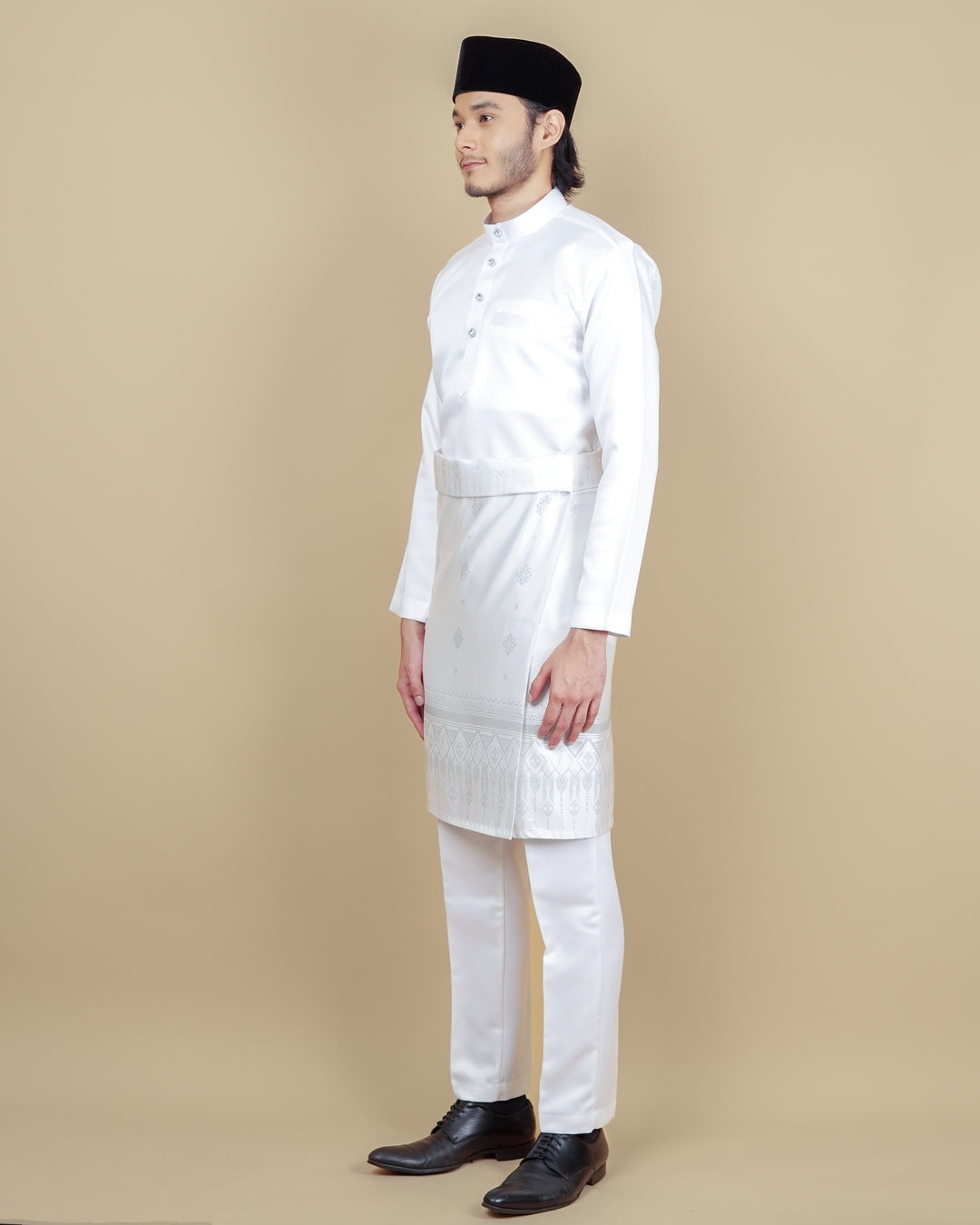 Baju Melayu Luxe - Offwhite