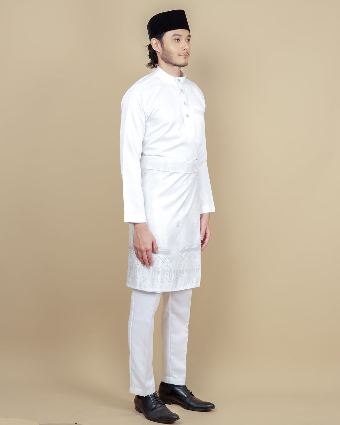 Baju Melayu Luxe - Offwhite