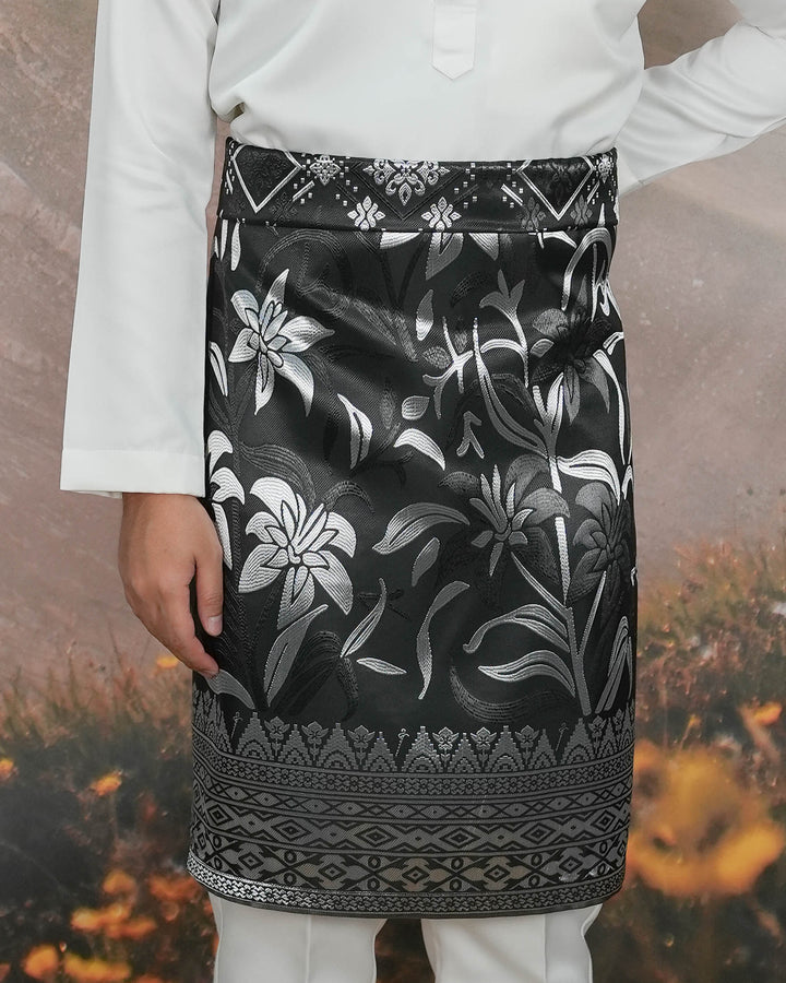 Cenderawasih Original Sampin Adult - Black & Silver