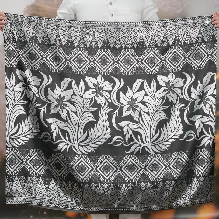 Teratai Original Sampin Adult - Black & Silver