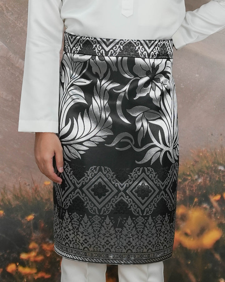 Teratai Original Sampin Adult - Black & Silver